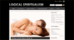 Desktop Screenshot of logicalspiritualism.com